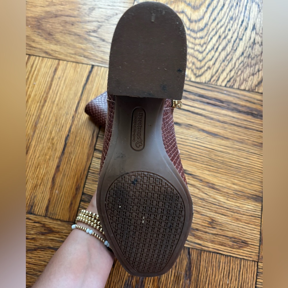 Brown Booties size 7